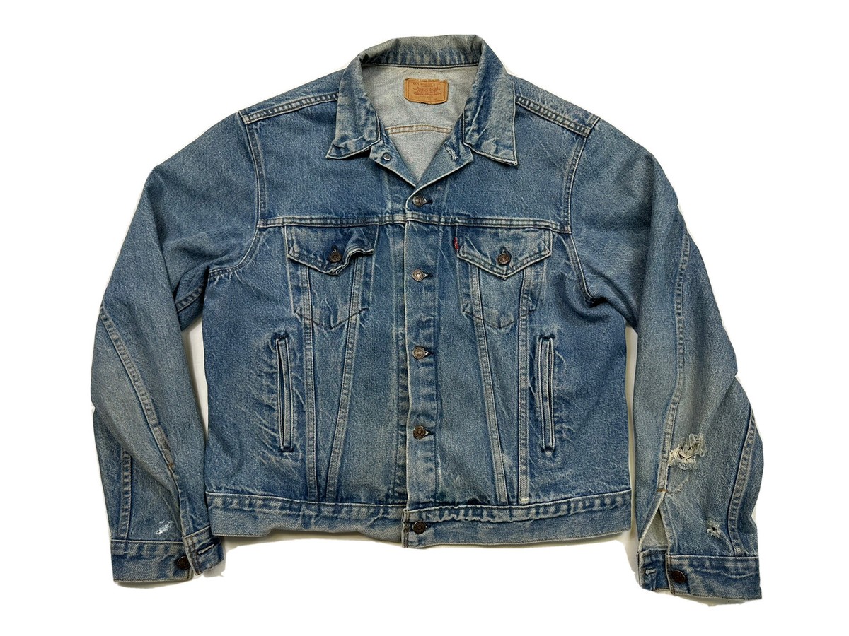 VINTAGE 1980'S LEVIS LEVI'S JACKET # 71506 0216 size 48 VINTAGE 1980'S LEVIS LEVI'S JACKET # 71506 0216 size 48