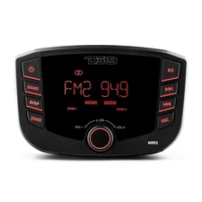 DS18 MRX2 Marine and Powersports Headunit LCD Screen Bluetooth RGB LED Lights