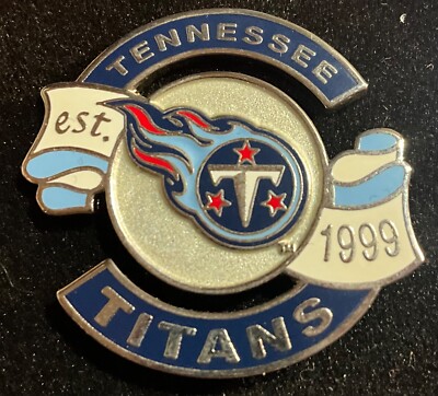 Tennessee Titans Logo Established 1999 Collector Pin