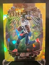 2021 Panini Legacy Derrick Henry Under the Lights Yellow Diamond #/25 Titans 🔥
