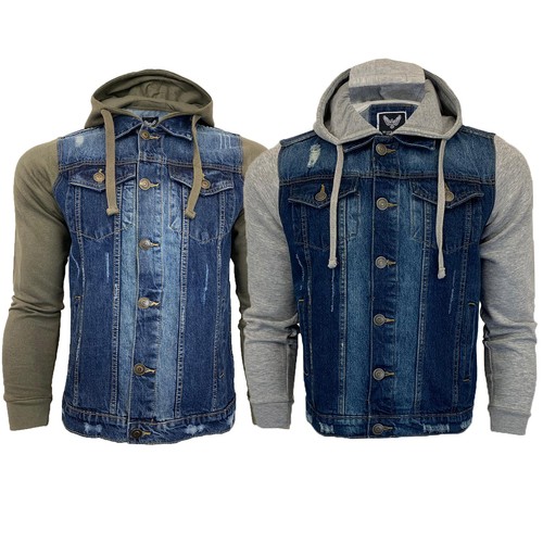 jean hoodie mens