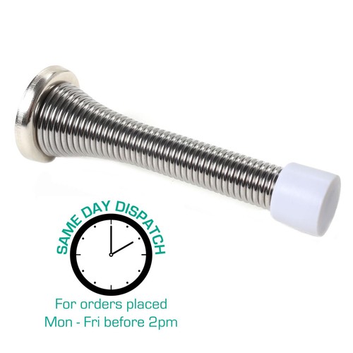 HUGE RANGE QUALITY DOOR STOPPER Stop Buffer Rubber Small Large Long Gold Silver - Picture 16 of 30