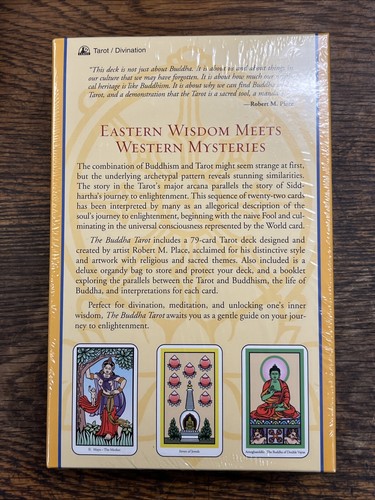 Place, Robert M. The Buddha Tarot - 79 Card Deck, Booklet, Bag Sealed - Picture 2 of 4