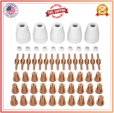 ARCCAPTAIN 60PCS PT31 Plasma Cutting Consumables Fit CUT-40 CUT-50D CT-312 Tool