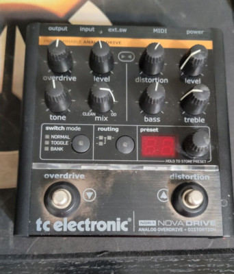 TC Electronic Nova Drive NDR-1 Programmable Analog OverDrive Pedal
