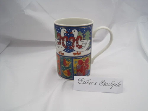 DUNOON WINTER WONDERLAND CHRISTMAS HOLIDAY MUG STONEWARE SCOTLAND