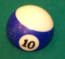 APA 8 ball pocket marker 10 ball - lucky number, team number