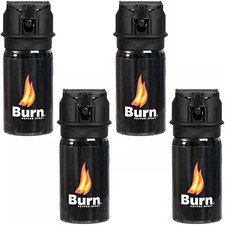 4 Pack Burn Pepper Spray Self Defense 1.35oz Police Strength Security Protection