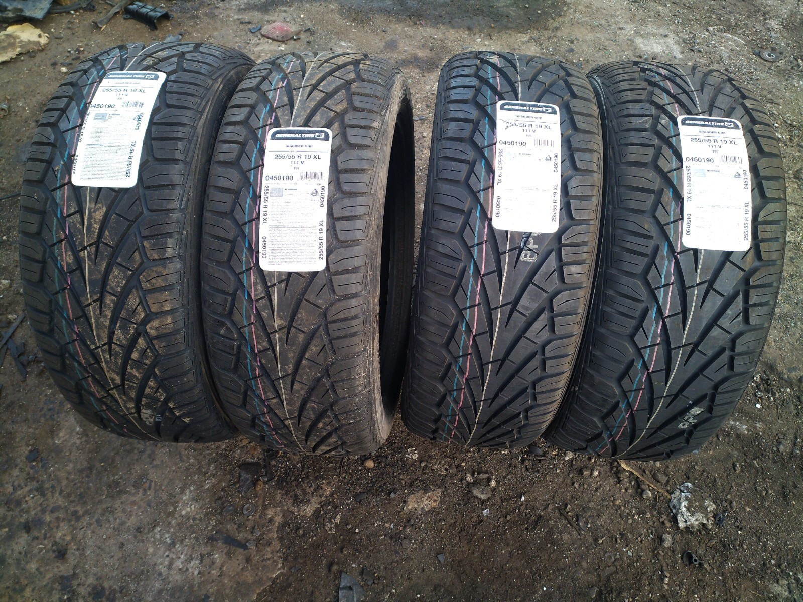 255/55/19 NEW SET OF GENERAL GRABBER UHP TIRES 255/55/19 4 TIRES | eBay