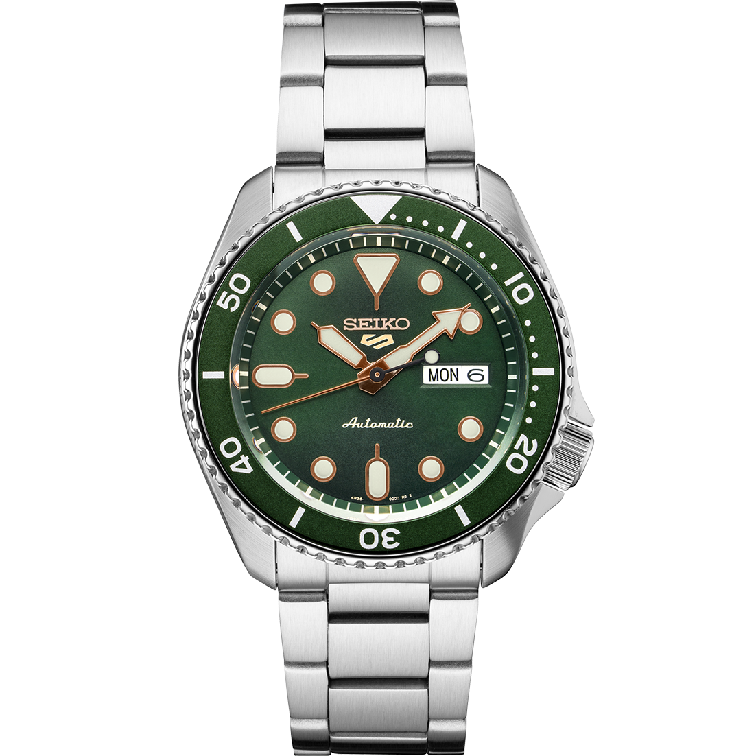 SEIKO 5 Automatic Green Dial Steel SRPD63-MINT | eBay