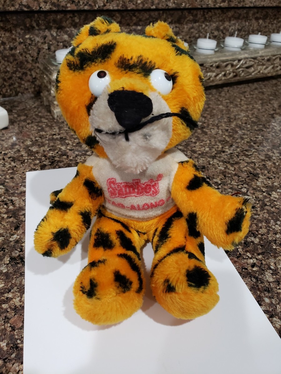 ポケモン Jammer　ベロリンガ　アメトイ　ビンテージ　海外製　tiger社製 Vintage 1978 Sambo's Tag-along Tiger Stuffed Animal 7