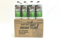 Johnsen's Premium DOT 3 Brake Fluid - 12 Pack (32 oz) 