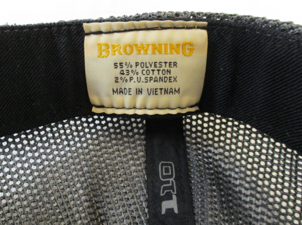 Browning Baseball Cap Adjustable Charcoal Grey Gr… - image 5