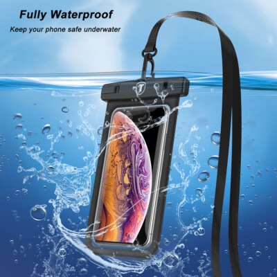New Waterproof Floating Pouch Dry Bag Swimming Case Cover for Cell Phone Samsung