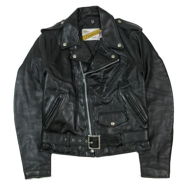 SCHOTT 618 Double Riders Jacket Size 36 Leather Black | eBay