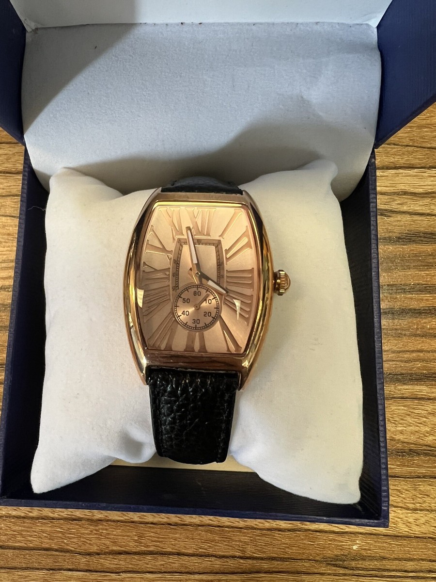 Bronzo Italia Roman Numeral Bronze Case Women display picture 2