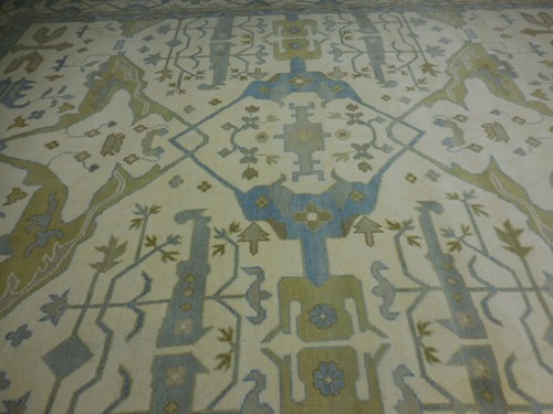 Turkish Oushak Rug, Modern Multicolored Area Rug 12x15, Handmade Bohemian Rug - Picture 19 of 24