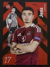Jens Castrop 1. FC NÜRNBERG  / Handsignierte Autogrammkarte 2024/25