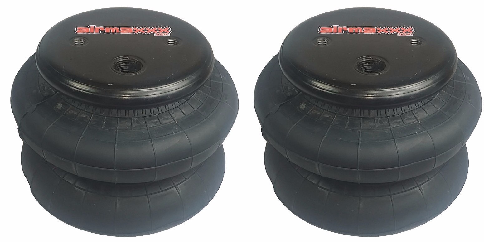 2 Standard 2600 Bags 1/2"npt Port Air Ride Lift Drop Springs Bag