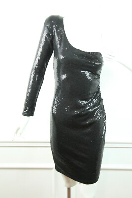 white christmas dresses Clarabell | Black Sequin Bandeau Structured Mini Dress main image 0