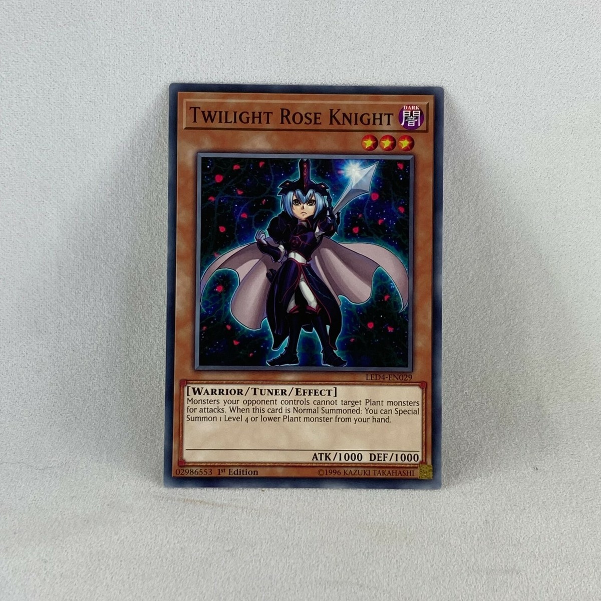 Yu-Gi-Oh! Twilight Rose Knight - LED4-EN029 Common 1st Edition - Legendary Duelists: Sisters Of The Rose