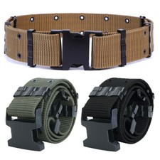 Tactical Military Molle Buckle Belts Quick Release Belt Hunting Waist Strap Mens