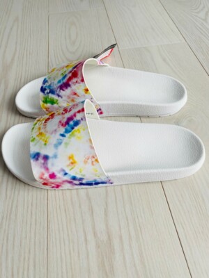 Under Armour Unisex UA Core Remix Pride Slides Tie Dye ( 13  display picture 2