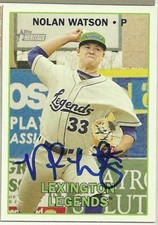 2016 Topps Heritage NOLAN WATSON Signed Card autograph ROYALS #1 PICK