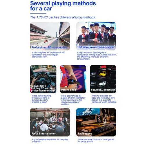 Turbo Racing 1:76 Scale Drift RC Car with Gyro Mini Full Proportional green car - 第 8/22 張圖片