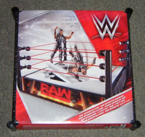 Mattel 2016 WWE Raw Superstar Breakable Wrestling Ring - Picture 1 of 3
