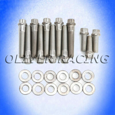 Schrauben Ansaugspinne OLDSMOBILE 69-80 350 330 403 Edelbrock 8514 für 2711 3711
