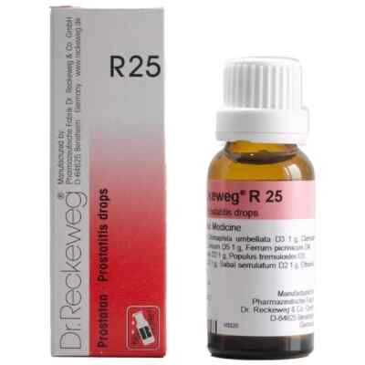 Dr. Reckeweg R25 Prostatitis Drop Pack Made in Germany (22 ML) Homeopathic Drops