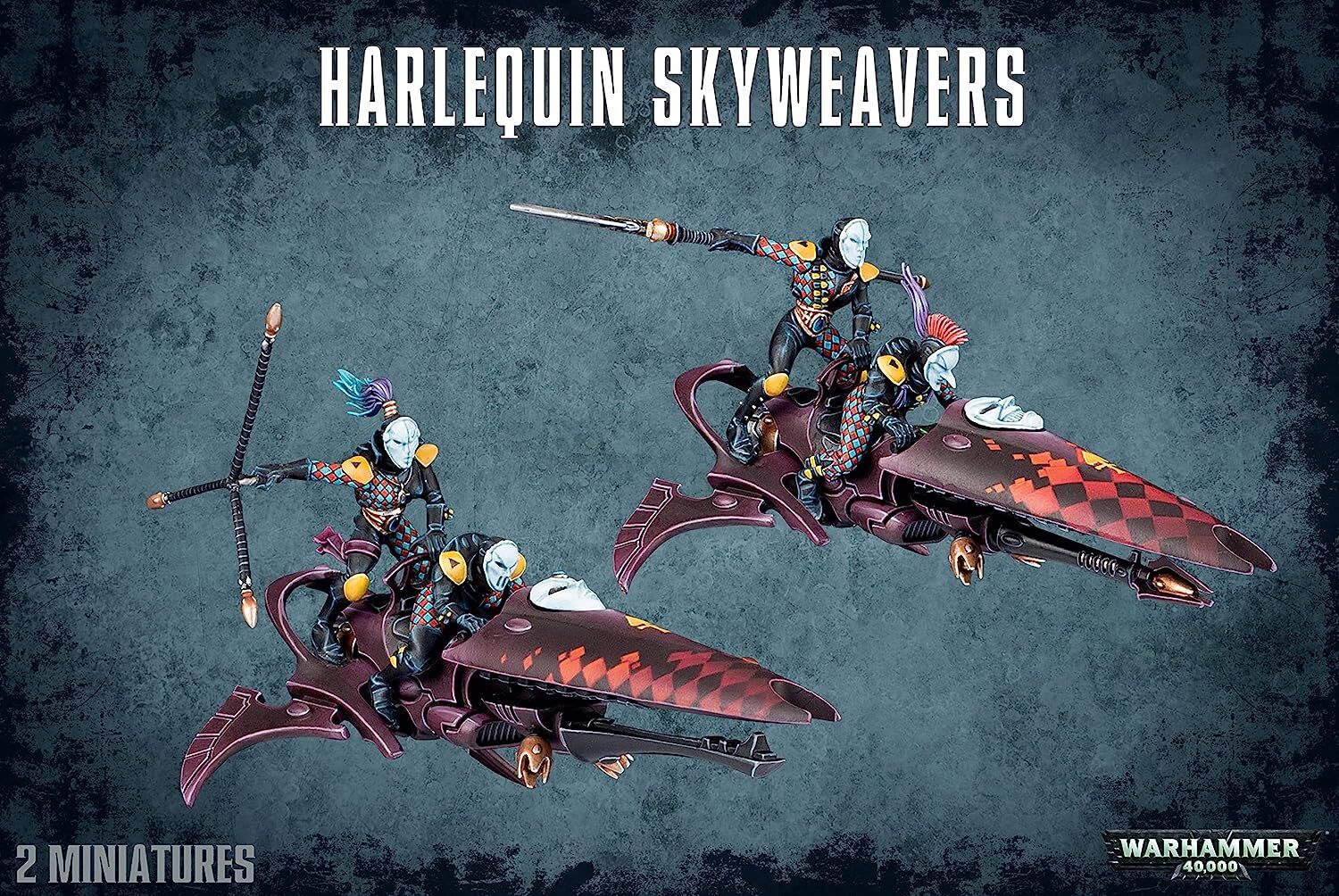 Games Workshop Warhammer 40K – Harlequin Skyweavers – Figurines à Monter (Neuf, Boîte Scellée)