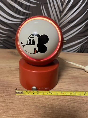 Vintage sowjetische Mickey Maus Tischlampe lustig sowjetisches Lächeln 80er Jahre - Bild 16 von 18