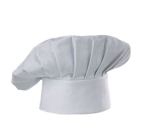 White Chef/Baker Hat Cotton Blend Adjustable Closure | eBay