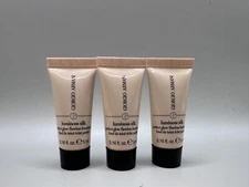3* GIORGIO ARMANI LUMINOUS SILK PERFECT GLOW FLAWLESS FOUNDATION SHADE 14 5ML*3