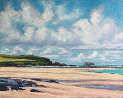 Coast of Cornwall,  original oil painting