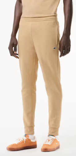 Lacoste Mens Slim Fit Sweatpants in Beige. C49