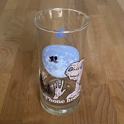 Vintage E.T. Phone Home Glass 1982 Pizza Hut Limited Edition