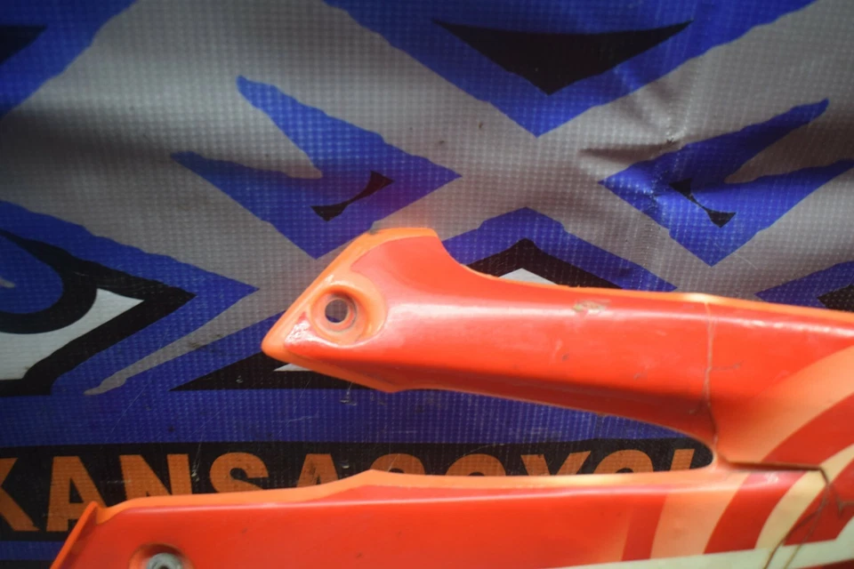 395 RIGHT RED FENDER PLASTIC 05 HONDA CRF250X CRF250 X CRF 250 BIKE FREE SHIP - Image 2 of 4