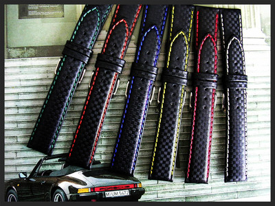 Cinturino Militare PVD Acciaio Cinturino Orologio Nero PVD Militare In Acciaio Inox - Fibbia Tonda, Larghezze 18-26 Mm, Unisex Cinturino Militare In Acciaio - Foto 3