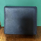 Prada Dark Navy Blue Saffiano Folding Snap Holder — photo 1