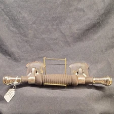 c1920 Metal and Fabric Casket Handle