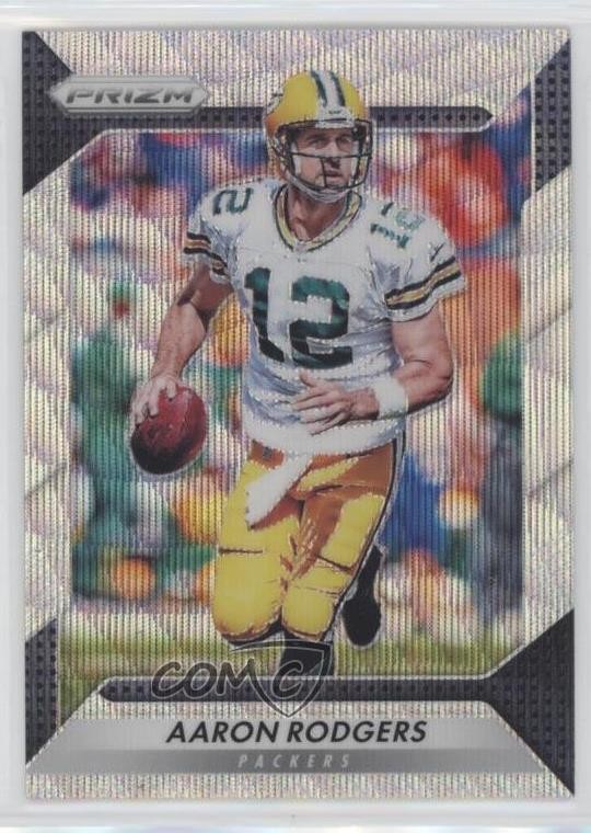 2016 Panini Prizm Blue Wave Prizm 147/149 Aaron Rodgers #89 d4y