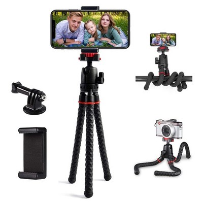 360° Rotation Flexible Octopus Travel Stand for iPhone Smartphone iPad DSLR A...