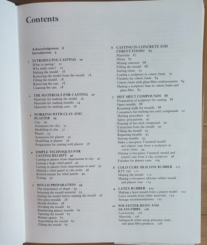 Casting Techniques For Sculpture, Glynis Beecroft 1979 Hardback - Picture 5 of 8
