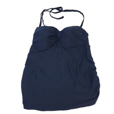 Old Navy Tankini Swimsuit Top Medium Black Neutral Swim Modest