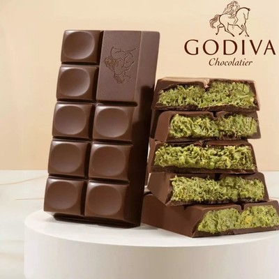 GODIVA BELGIUM DUBAI CHOCOLATE Kadayif und Pistazienfüllung 100 % Original