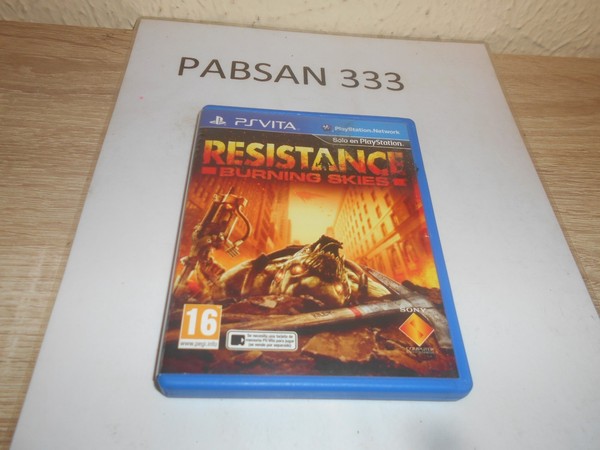 PSVITA - RESISTANCE BURNING SKIES , PAL ESPAÑOL , COMPLETO