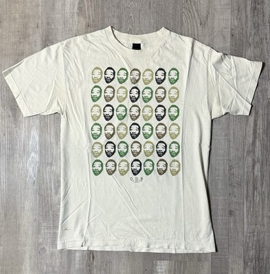 Vintage Acrylick Old Dirty Bastard Faces Wutang Rare Tshirt Large Some Stains